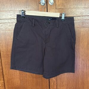 Charcoal Grey Gap 100% Cotton Chino Short